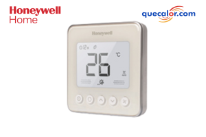 Termostato Digital Para Fan And Coil Honeywell, 4 Tubos, 110 Volts, Color Blanco.